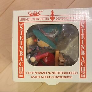 Steinbach Holiday Ornament with Red and Green Accents